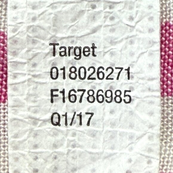 Scoop Neck Flared Rayon Tank Women L Pink White Horizontal Stripe Merona - Picture 5 of 6